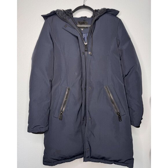Sam Edelman Hooded Maxi Coat SZ M Winter Outerwear - Picture 1 of 16